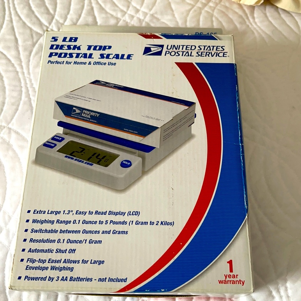 5lb desk top postal scale